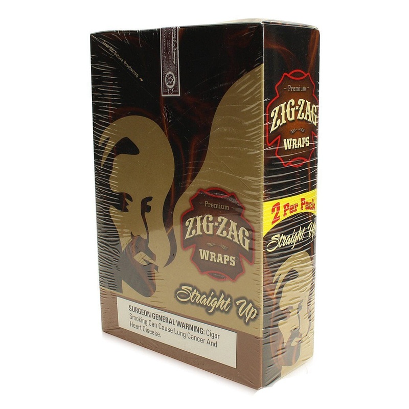 Zig Zag Straight Blunt Wraps Straight 25 Packs of 2