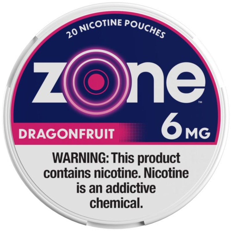 Zone Nicotine Pouches Dragon Fruit – 5 Pack 6mg
