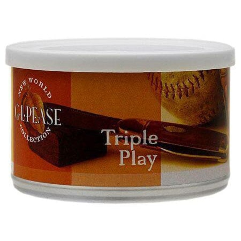 G.L. Pease Triple Play Premium Pipe Tobacco Triple Play 2oz Tin