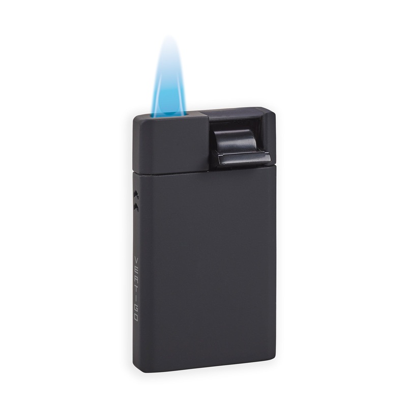 Lotus Carrera Wind-resistant flat flame Cigar Lighter Black