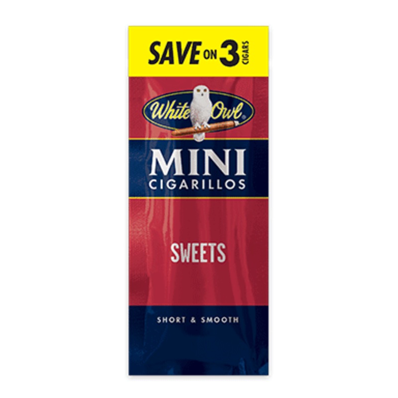 White Owl Sweet Mini Cigarillos Sweet 15 Packs of 3