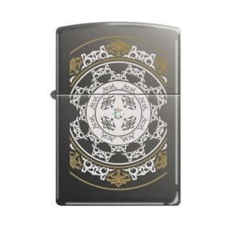 Zippo Lighter – Timeless Filigree Swarovski Black Ice