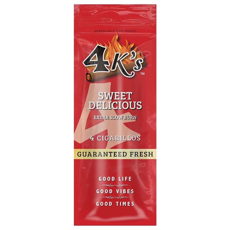Good Times 4k’s Sweet Delicious Cigarillos Sweet Delicious 15 Packs of 4 (60ct)