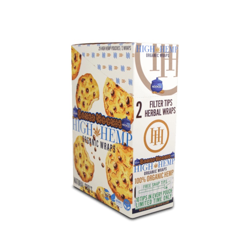 High Hemp Baked Kookie Wraps Baked Kookie 25 Packs of 2