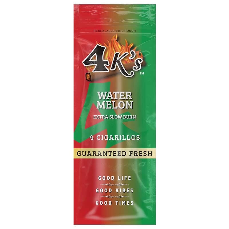 Good Times 4k’s Watermelon Cigarillos Watermelon 15 Packs of 4 (60ct)