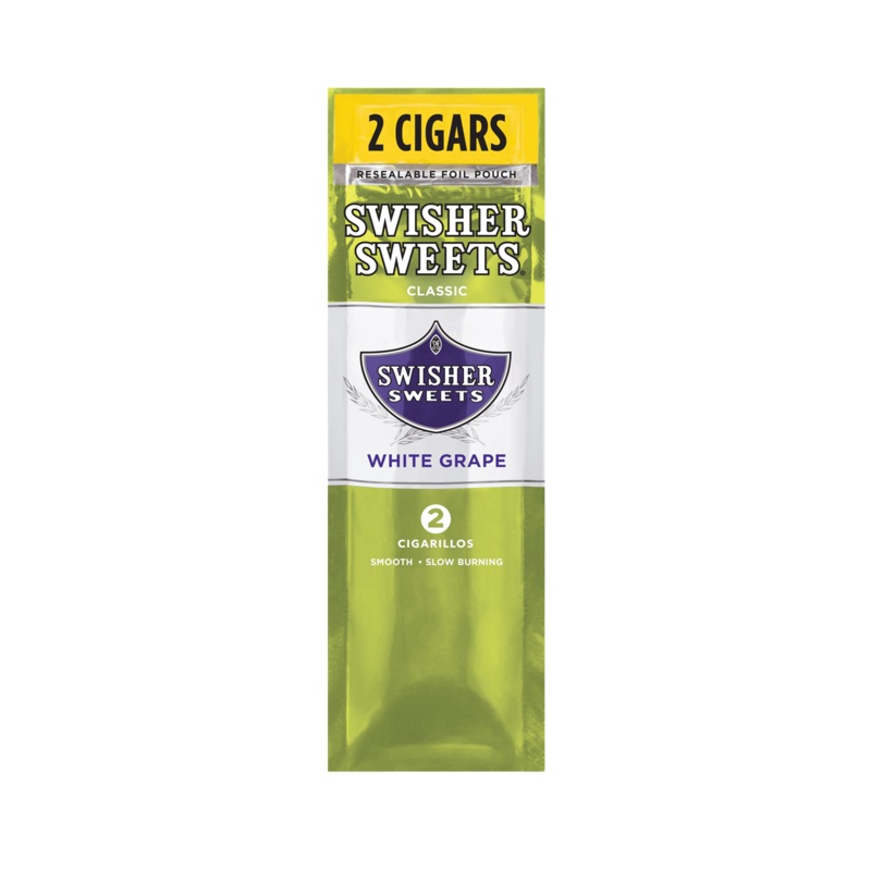 Swisher Sweets White Grape Cigarillos White Grape 30 Packs of 2