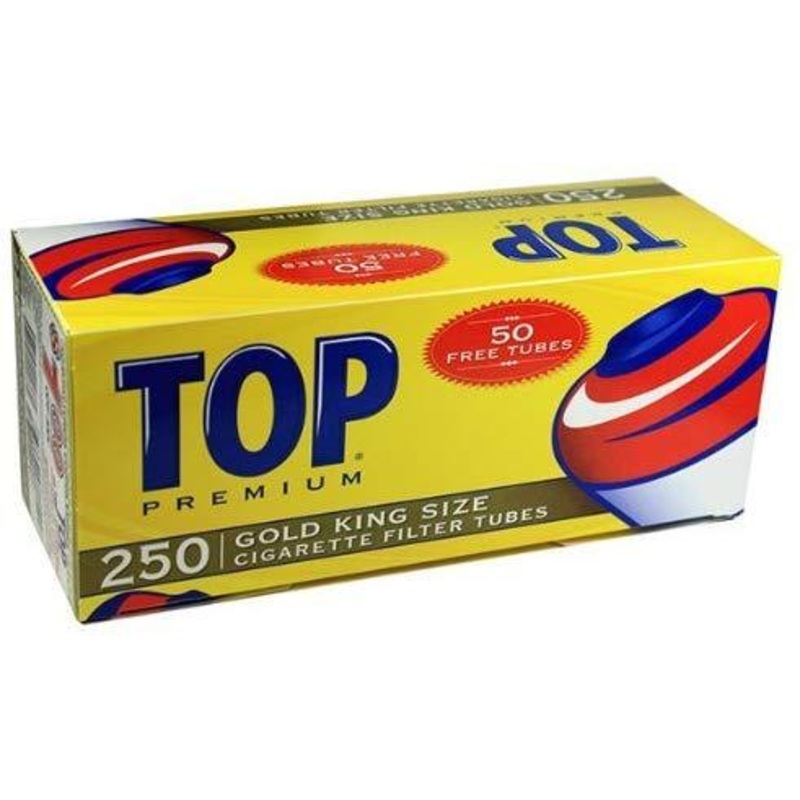Top Gold Cigarette Tubes King (84mm) 200ct Carton
