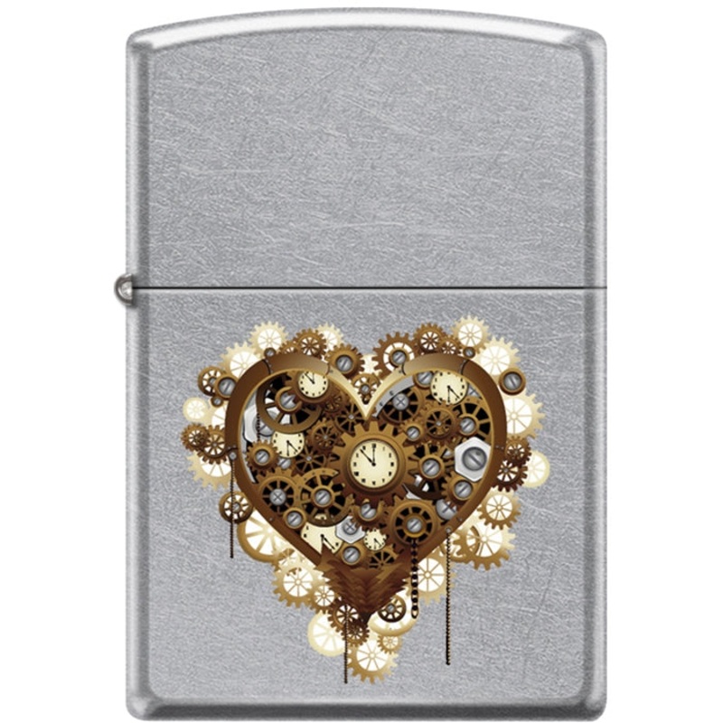 Zippo Lighter – Steampunk Heart