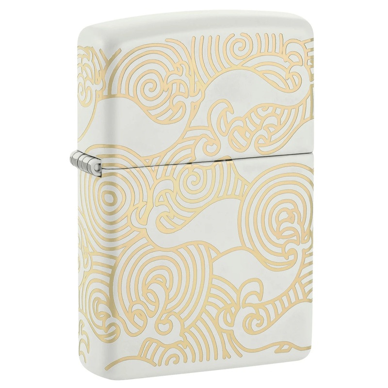 Zippo Lighter – Swirling Waves