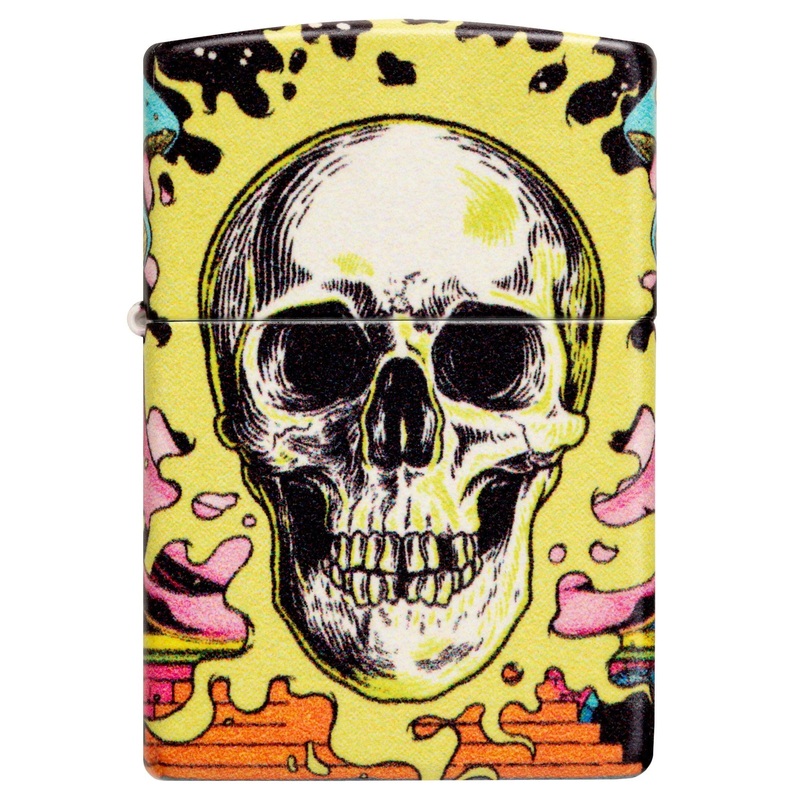 Zippo Lighter – Trippy Skull