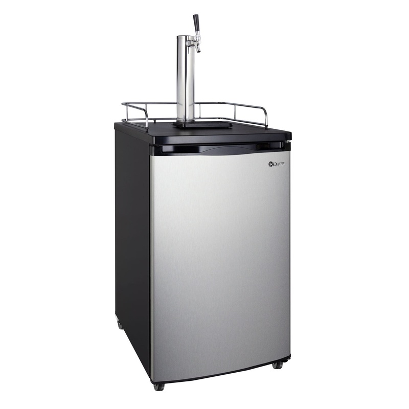 20″ Wide Single Tap Stainless Steel Kegerator