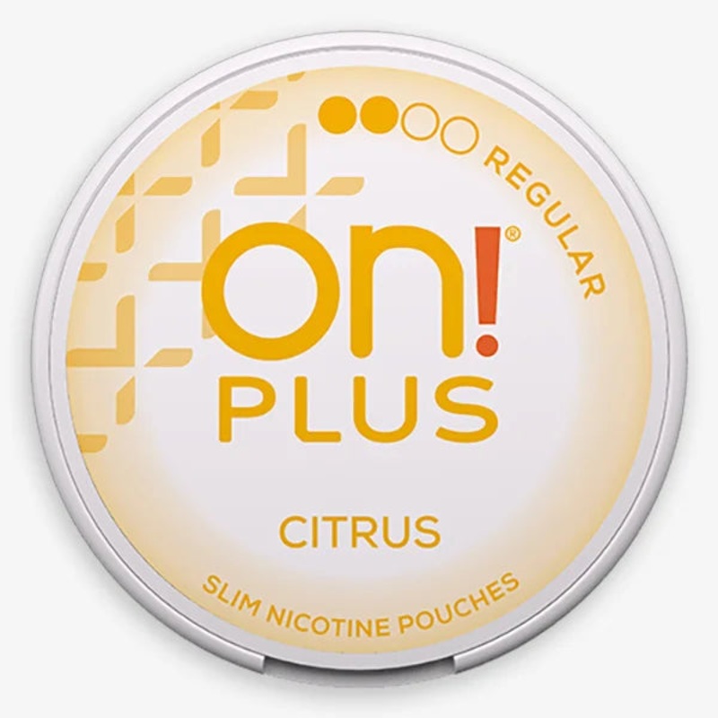 ON! Plus Nicotine Pouches Citrus – 5 Pack 6mg