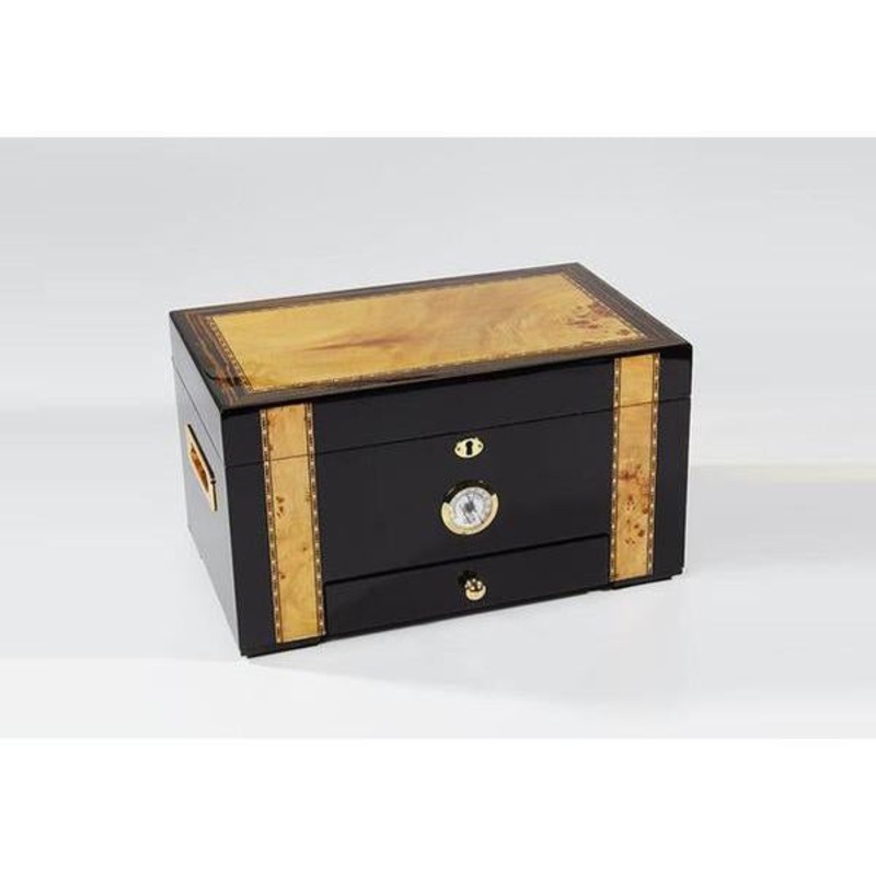 Quality Importers Windermere Deluxe Desktop Humidor – 100 Cigar ct