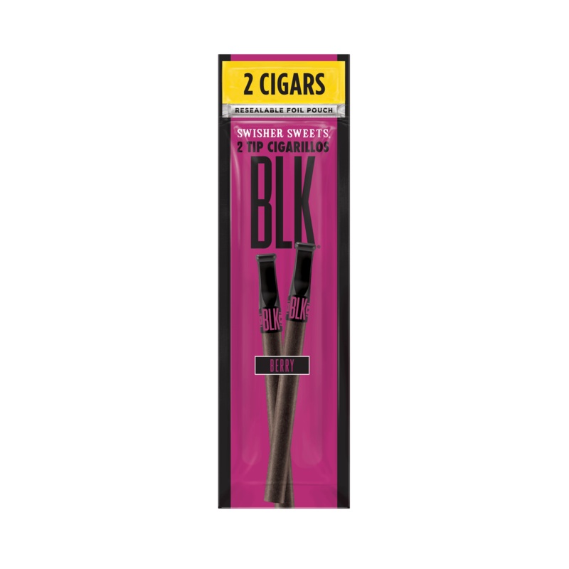 Swisher Sweets BLK Berry Tip Cigarillos Berry Tip 15 Packs of 2