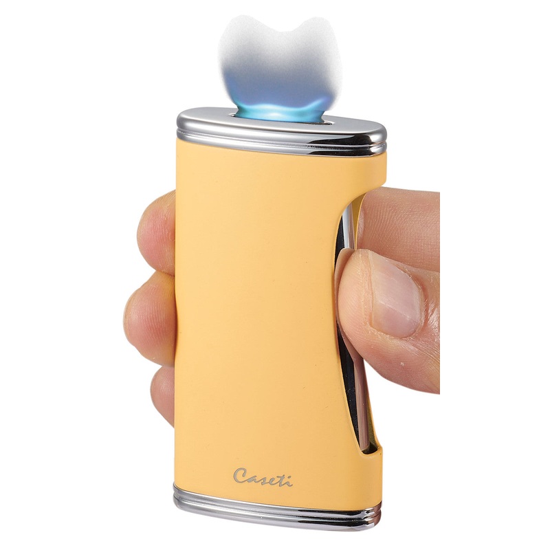 Visol Caseti Bigflat Yellow Cigar Lighter