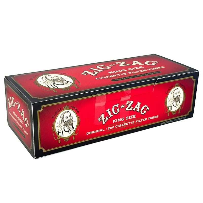 Zig Zag Full Flavor Cigarette Tubes King (84mm) 200ct Carton
