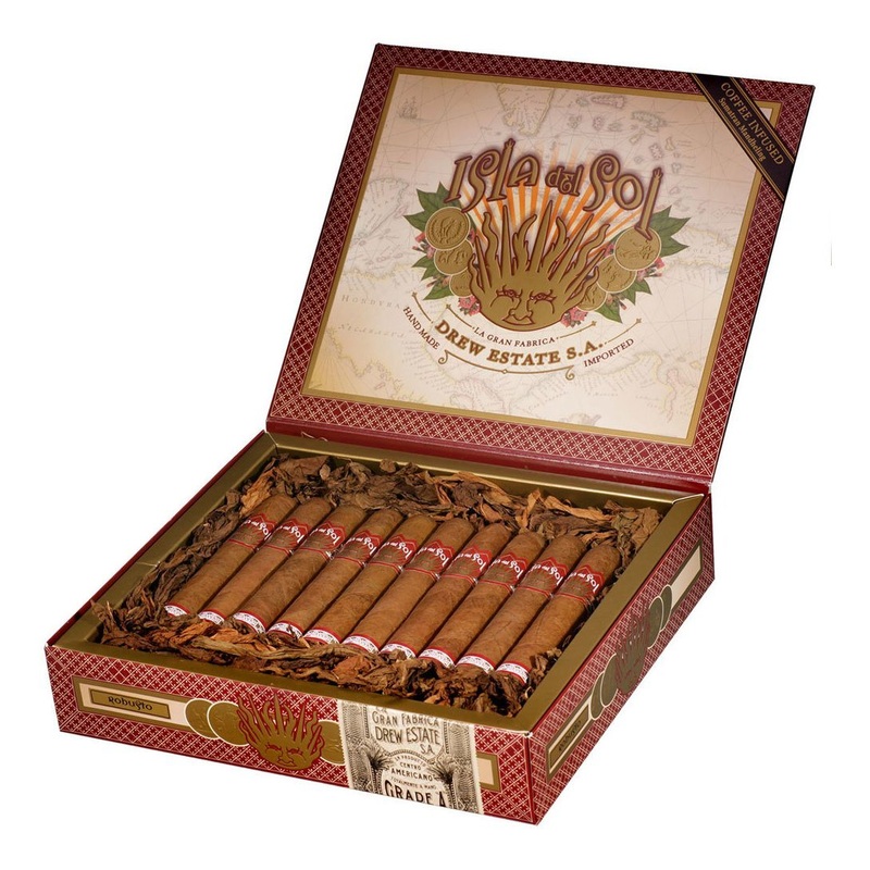 Isla del Sol by Drew Estate Churchill (7.0″ x 50) Box of 20