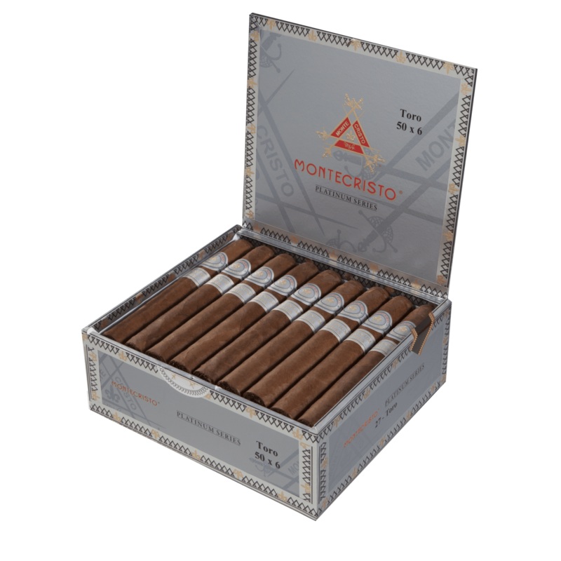 Montecristo Platinum Vintage Churchill Tubos (7.0″ x 50) Box of 15
