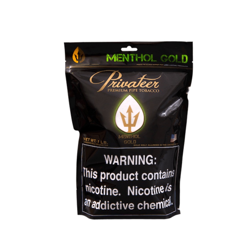 Privateer Menthol Gold Pipe Tobacco Menthol Gold 6oz Bag