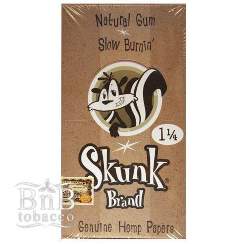 Skunk Brand Classic Rolling Papers 1 1/4″ Box of 25