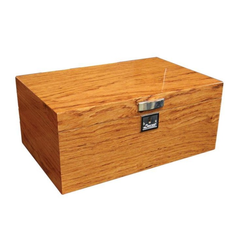 The Princeton Ebony or Bubinga Desktop Humidor by Prestige- 130 Cigar ct Ebony