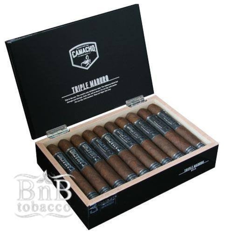 Camacho Triple Maduro Six Sixty (6.0″ x 60) Box of 20
