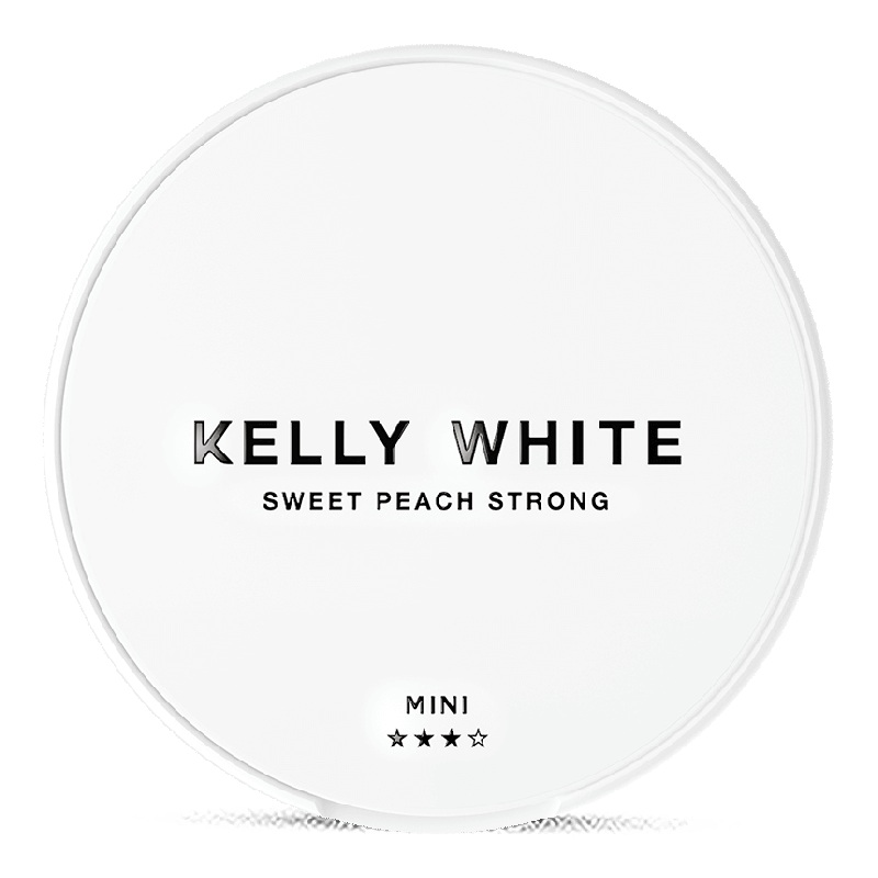 Kelly White Nicotine Pouches Sweet Peach – 5 Pack