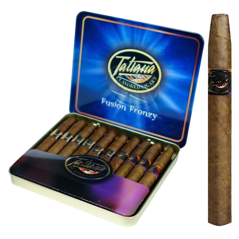 Tatiana Mini Fusion Frenzy Cigarillos Fusion Frenzy (3.5″ x 26) 5 Tins of 10