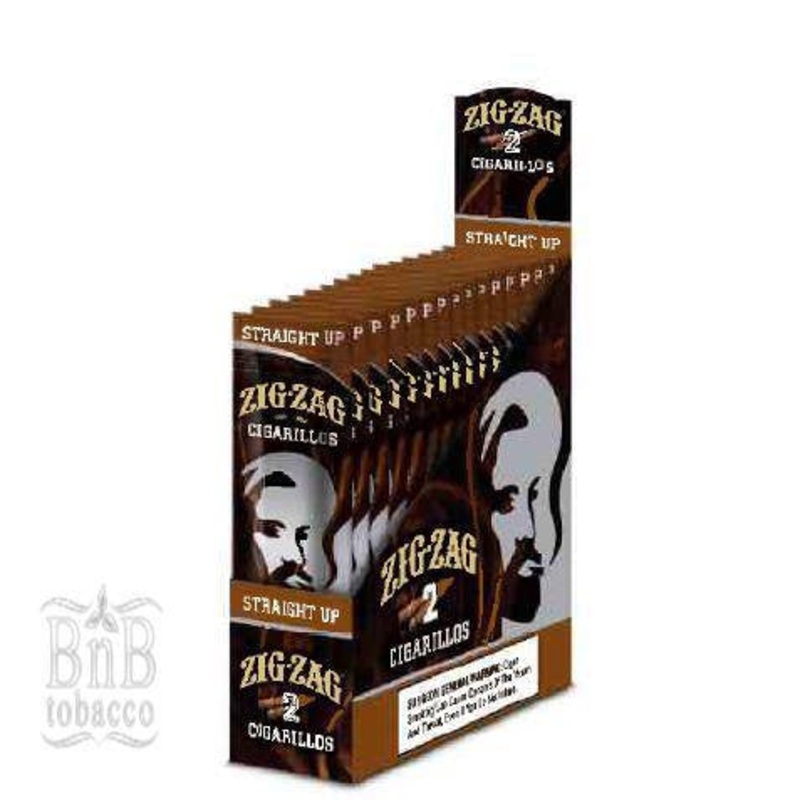 Zig Zag Straight Cigarillos Straight 15 Packs of 3