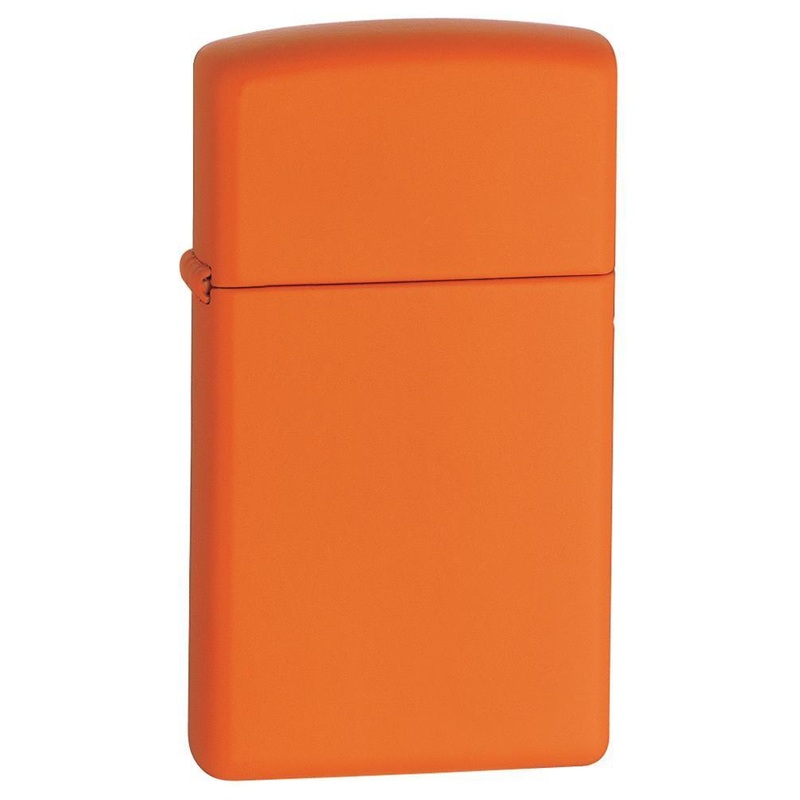 Zippo Lighter – Slim Orange Matte