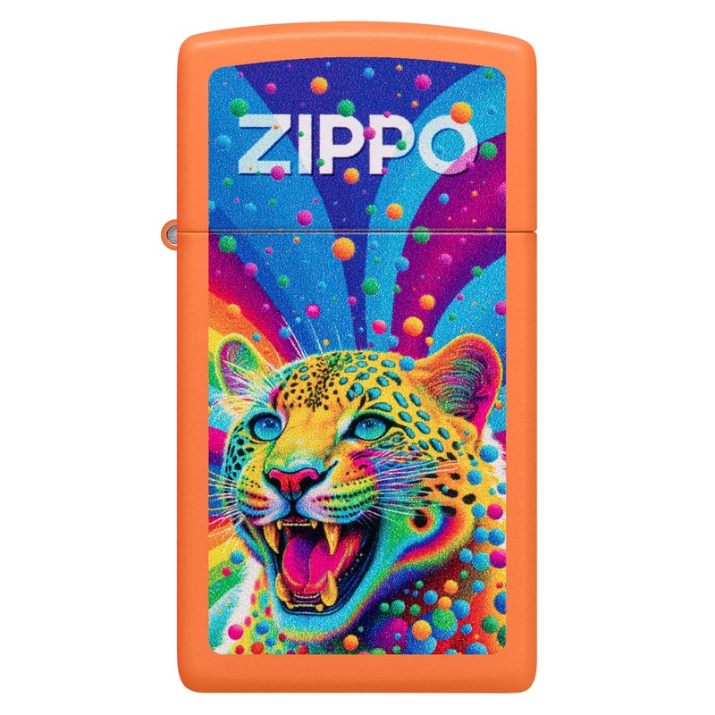 Zippo Lighter – Slim Pop Art Cheetah