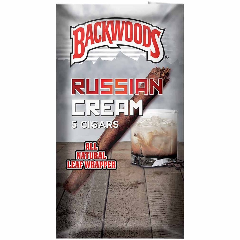 Backwoods Russian Cream Cigars Russian Cream 8 Packs of 5