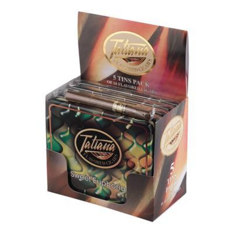 Tatiana Mini Sweet Euphoria Cigarillos Sweet Euphoria (3.5″ x 26) 5 Tins of 10