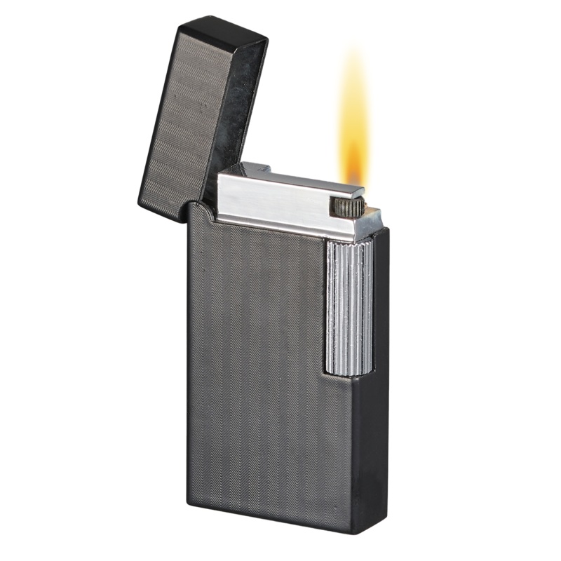 Visol Zebra Soft Flame Flint Lighter – Black