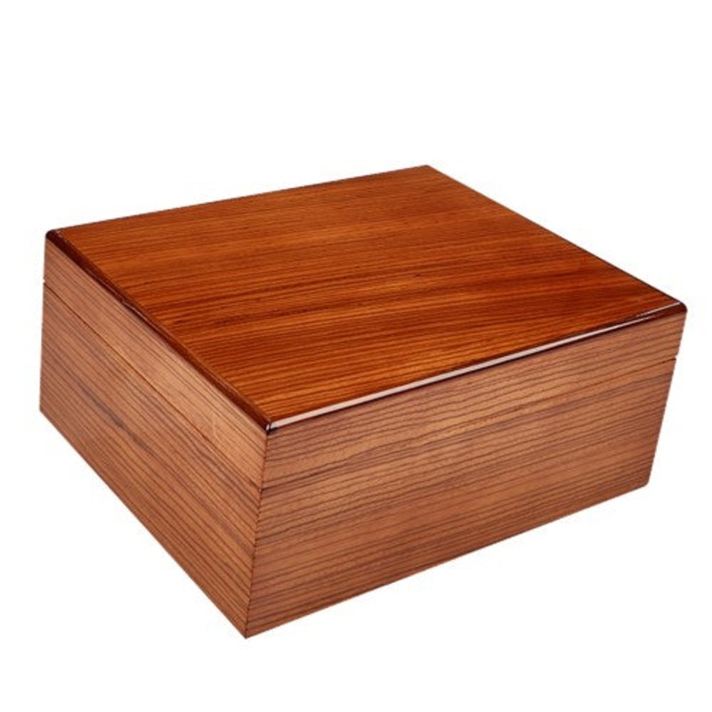 Zebrawood Ashton Classic Savoy Humidor – 50 Cigar ct