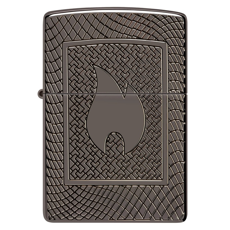 Zippo Lighter – Textured Flame