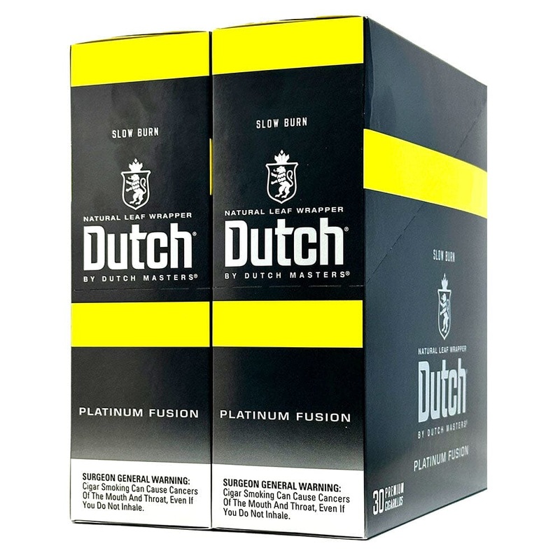 Dutch by Dutch Masters Platinum Fusion Cigarillos Platinum Fusion 30 Packs of 2