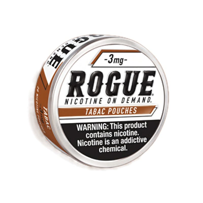 Rogue Nicotine Pouches Tabac – 5 Pack 3mg