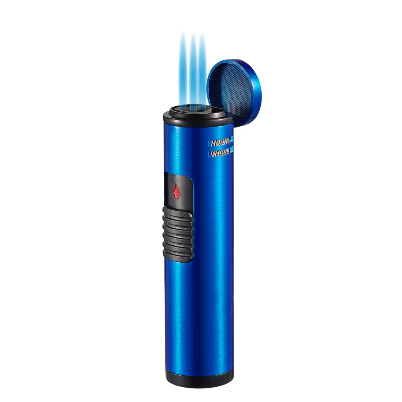 Visol Cobra Triple Flame Cigar Lighter -Blue