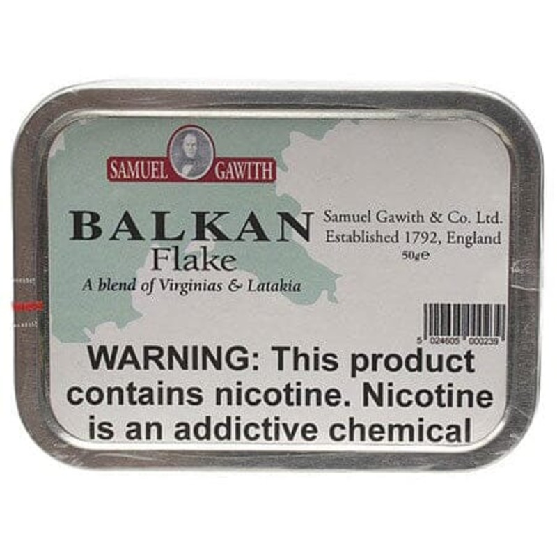 Samuel Gawith Balkan Flake Pipe Tobacco Balkan Flake 50g Tin