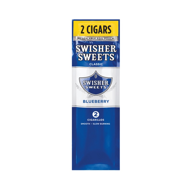 Swisher Sweets Blueberry Cigarillos Blueberry 30 Packs of 2