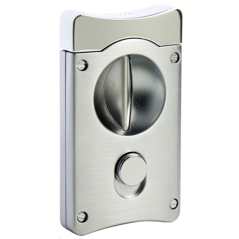 Visol Wedge V Cigar Cutter – Satin Chrome