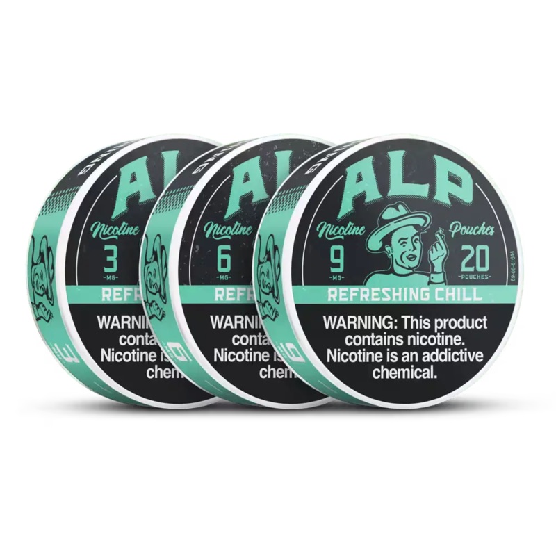 Alp Nicotine Pouches Refreshing Chill – 5 Pack 3mg