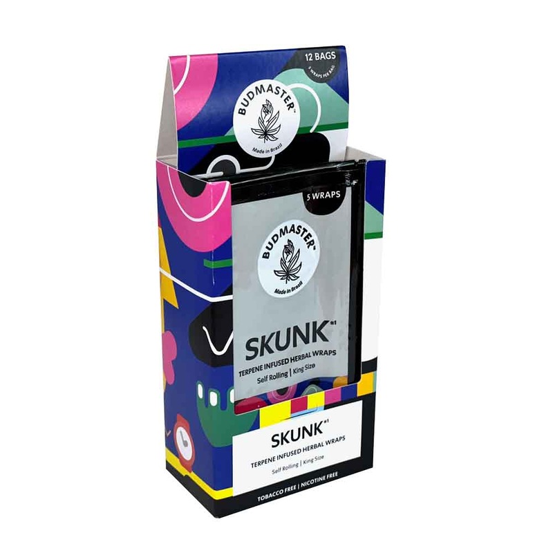 Budmaster Wraps Skunk Skunk #1 12 Packs of 5 (60ct)