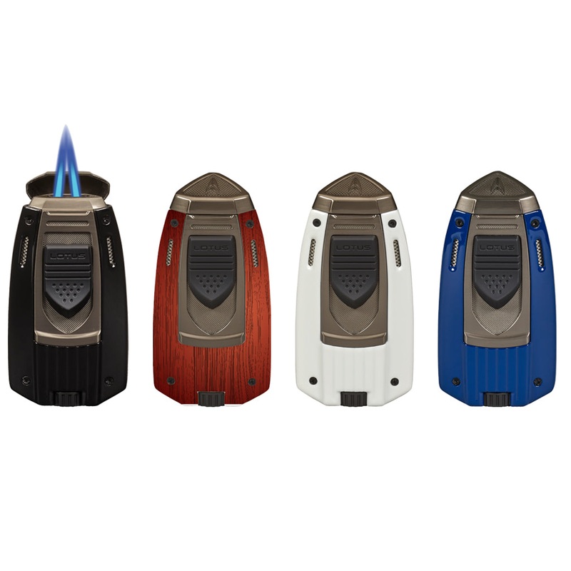Lotus Mariner Twin Pinpoint Torch Lighter Black & Gunmetal