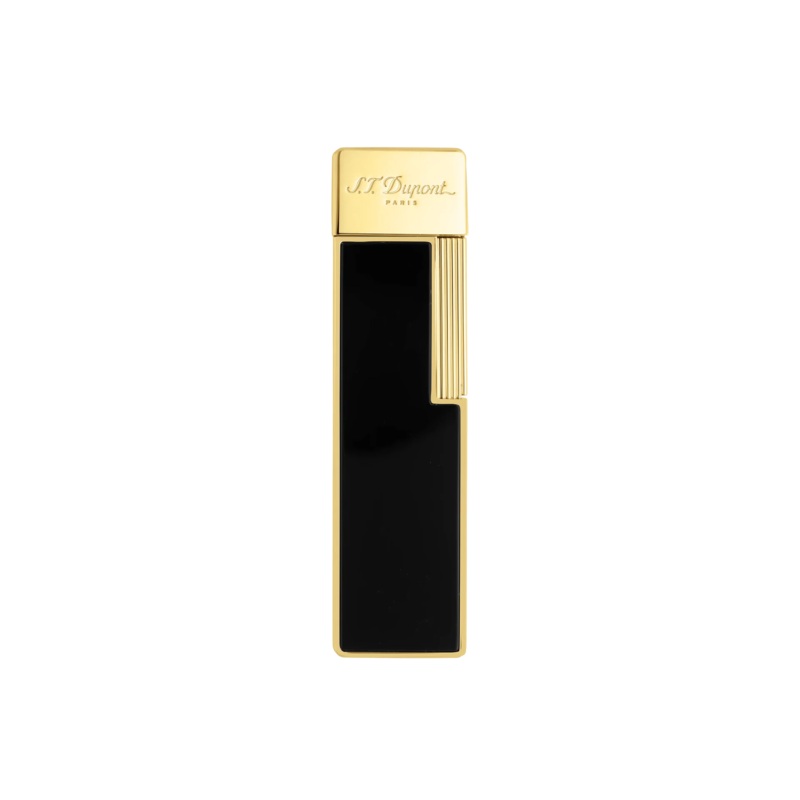 S.T. Dupont Twiggy Lighter – Black Lacquer & Gold