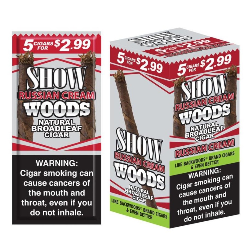 Show Woods Russian Cream Cigars Russian Cream 8 Packs of 5
