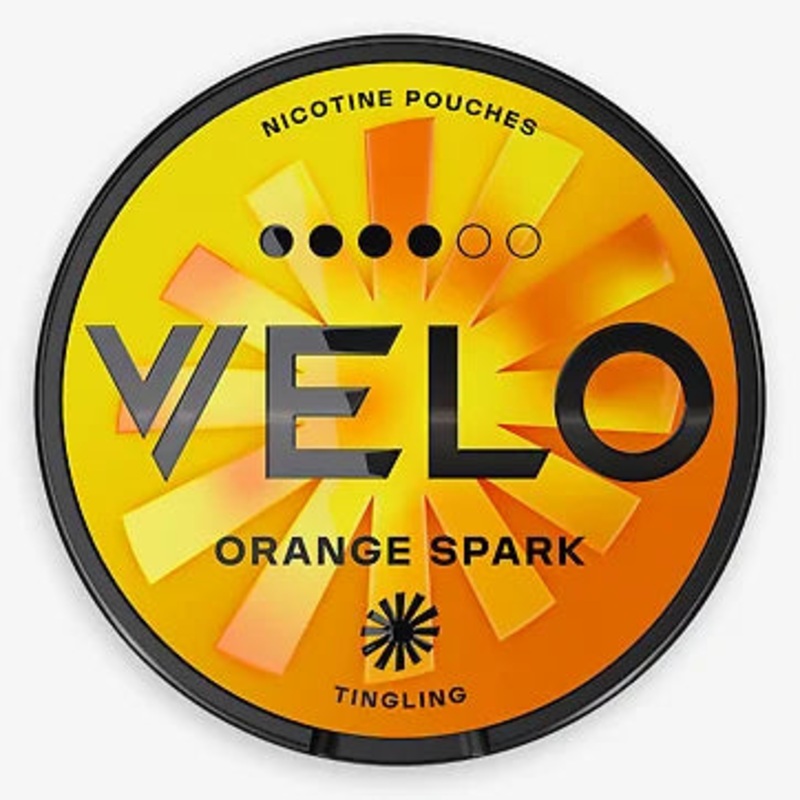 Velo Nicotine Pouches Orange Spark 10.9MG – 5 Pack