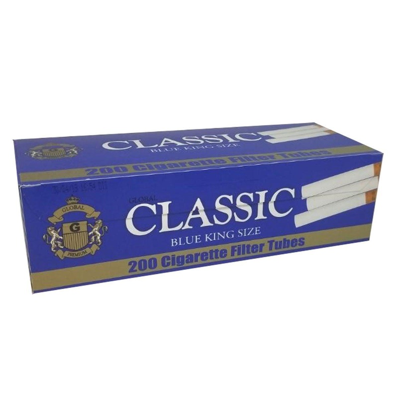 Classic Filter Tubes Blue King (84mm) 200ct Carton