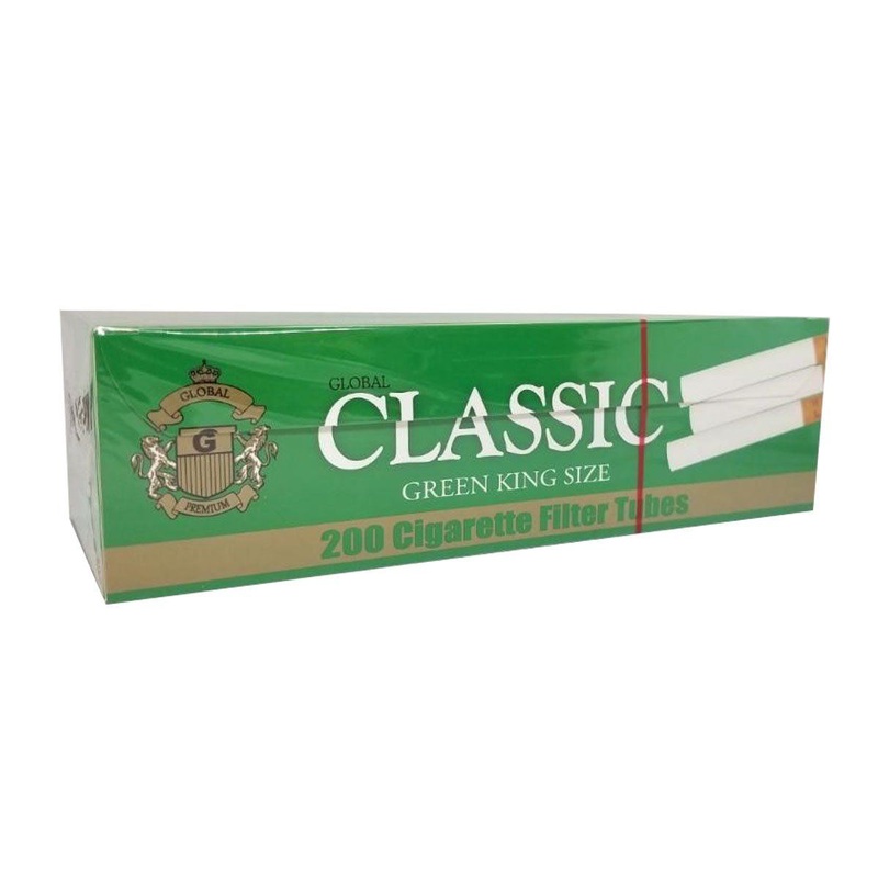 Classic Filter Tubes Green King (84mm) 200ct Carton